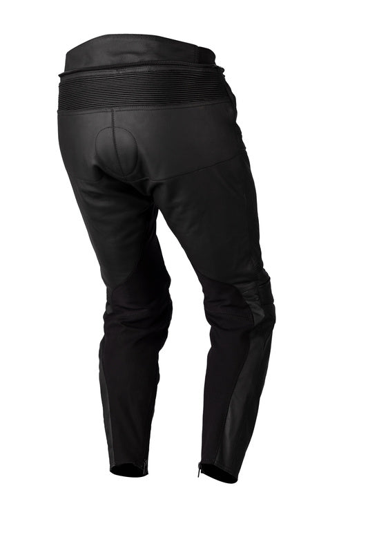 RST S1 SPORT CE Leather Pants - Black/Black Size L Short Leg - Extra