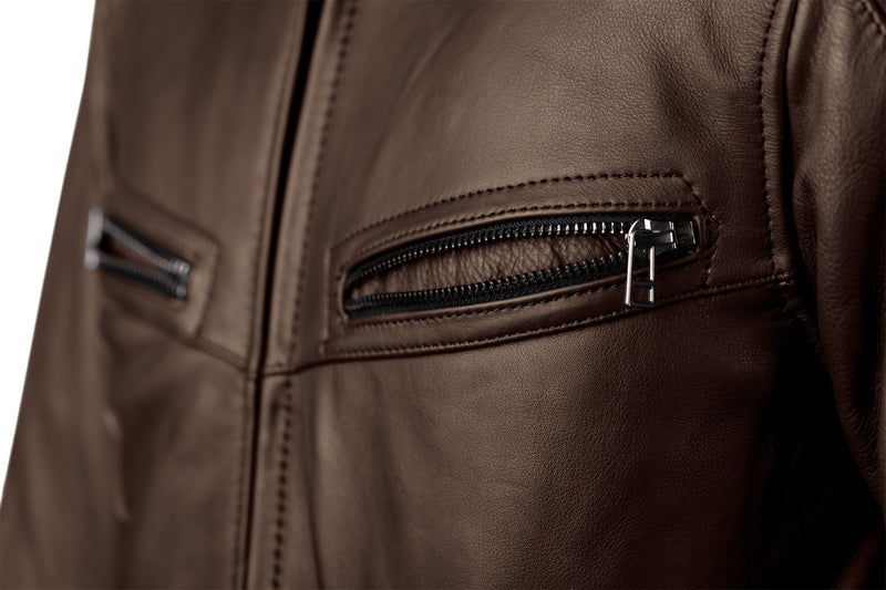 RST Roadster 3 CE Leather Jacket - Brown Size S - Extra
