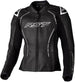 RST Ladies S1 CE Leather Jacket - Black/White Size XS - Main