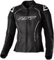 RST Ladies S1 CE Leather Jacket - Black/White Size XS - Main