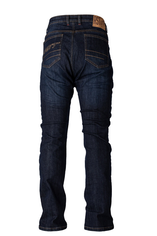 RST Straight Leg 2 CE Reinforced Textile Pants - Dark Blue Denim Size S Long Leg - Extra