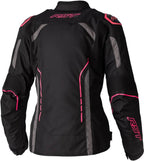 RST Ladies S1 CE Textile Jacket - Black/Neon Pink Size XL - Extra