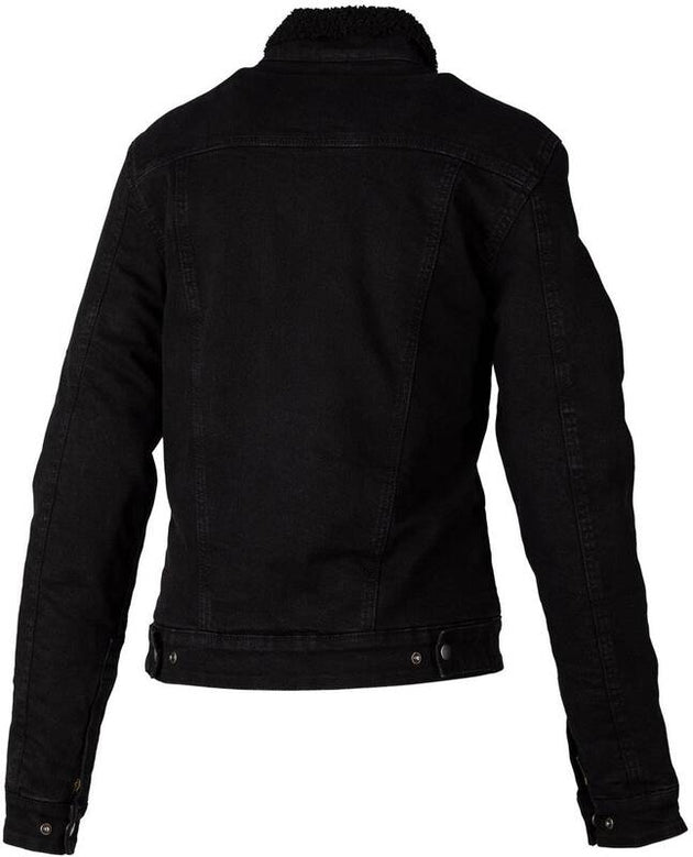 RST Ladies Sherpa Denim CE Textile Jacket - Black Size XS - Main