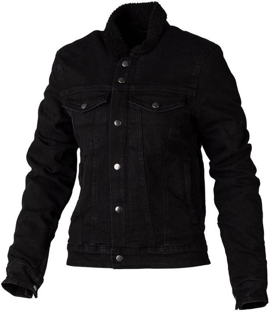 RST Ladies Sherpa Denim CE Textile Jacket - Black Size XS - Extra