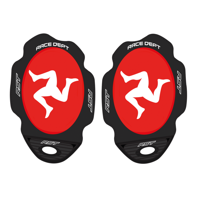 RST Flag Series Manx Red Knee Sliders - Extra
