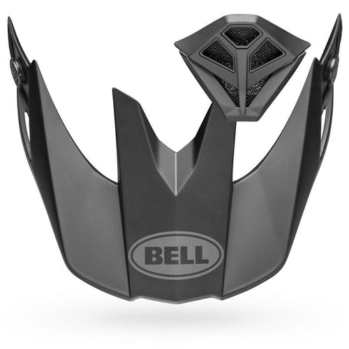 BELL Moto-10 Off-Road Peak and Mouthpiece Kit - Visor Matte Black - Extra