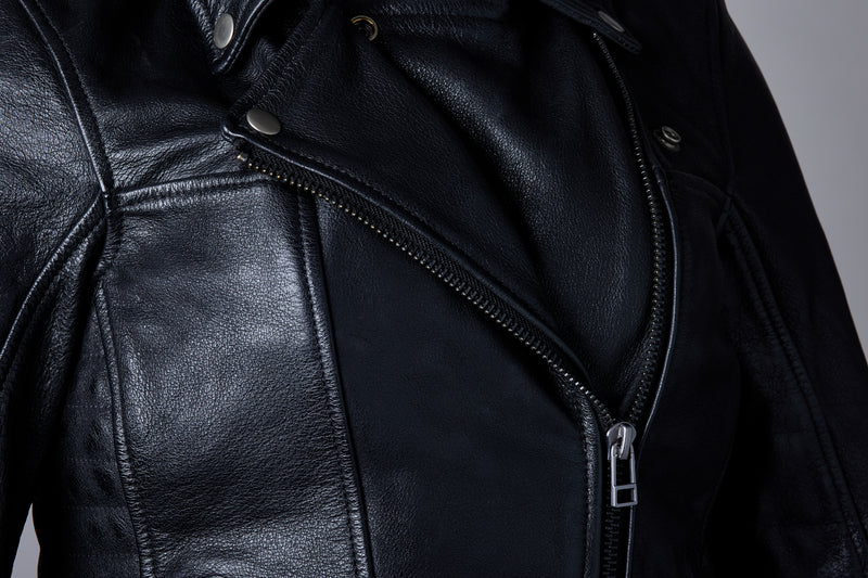 RST leather Jacket Ripley2 CE lady - Black - Extra