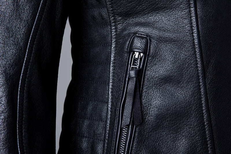 RST leather Jacket Ripley2 CE lady - Black - Extra