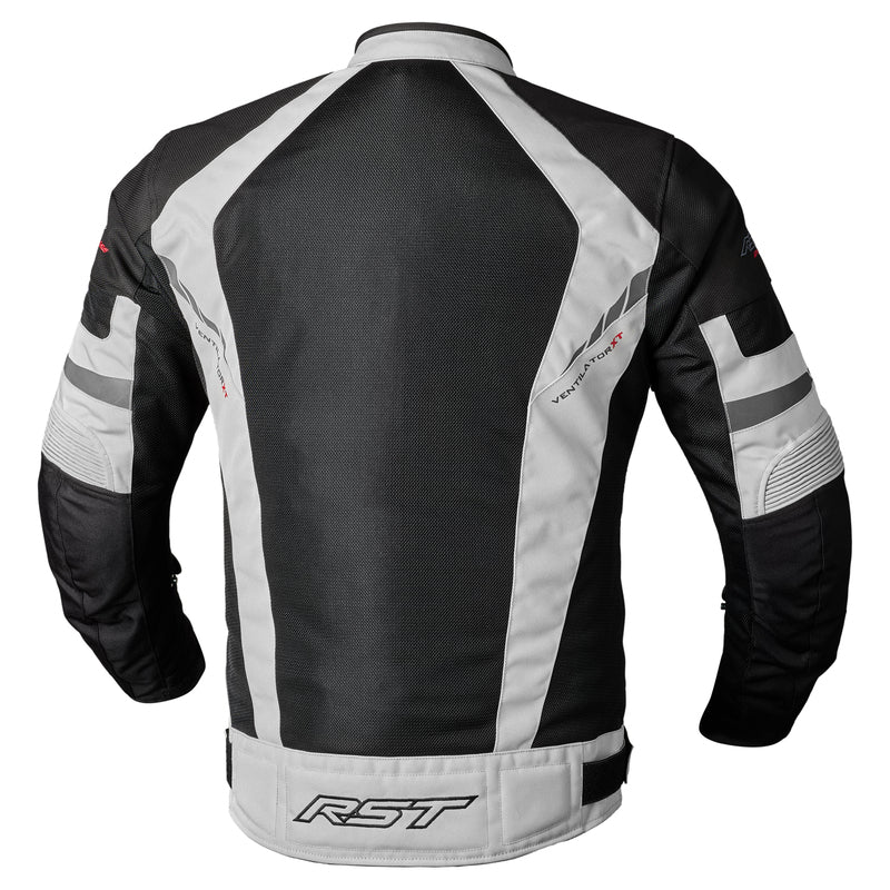 RST textile Jacket Ventilator-XT CE Men - Black/Silver - Extra