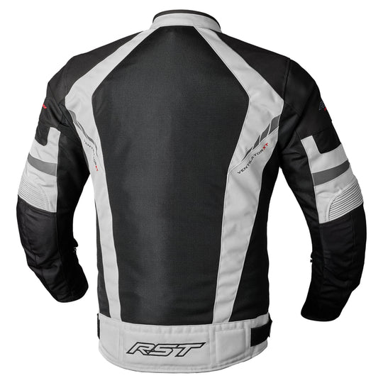 RST textile Jacket Ventilator-XT CE Men - Black/Silver - Extra