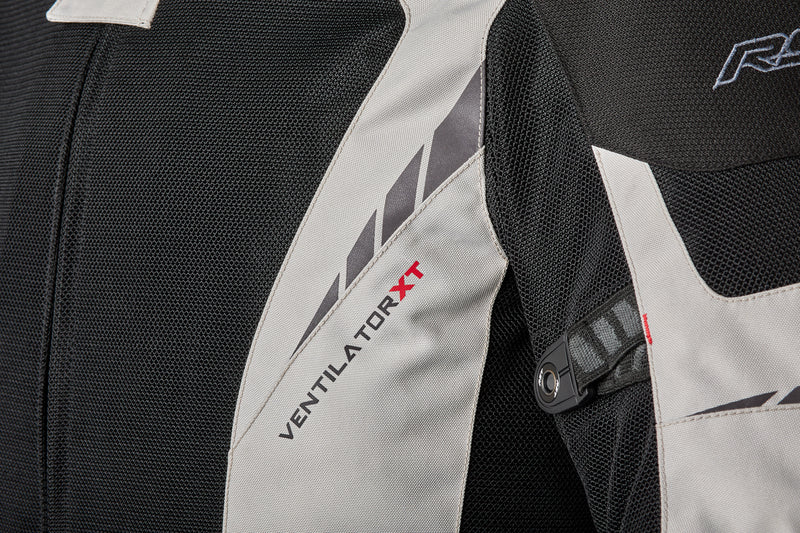 RST textile Jacket Ventilator-XT CE Men - Black/Silver - Extra