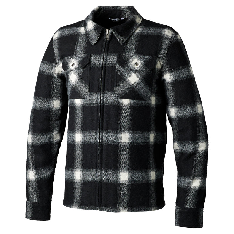 RST Brushed textile shirt Men CE - Black - Main