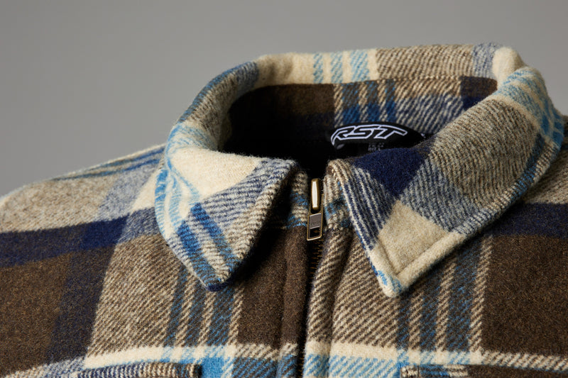 RST Brushed textile shirt Men CE - Brown - Extra