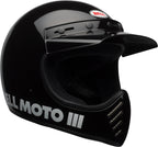 BELL Moto-3 Classic Helmet - Gloss Black - Extra