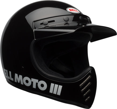 BELL Moto-3 Classic Helmet - Gloss Black - Extra