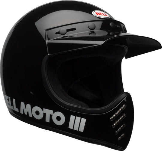 BELL Moto-3 Classic Helmet - Gloss Black - Extra