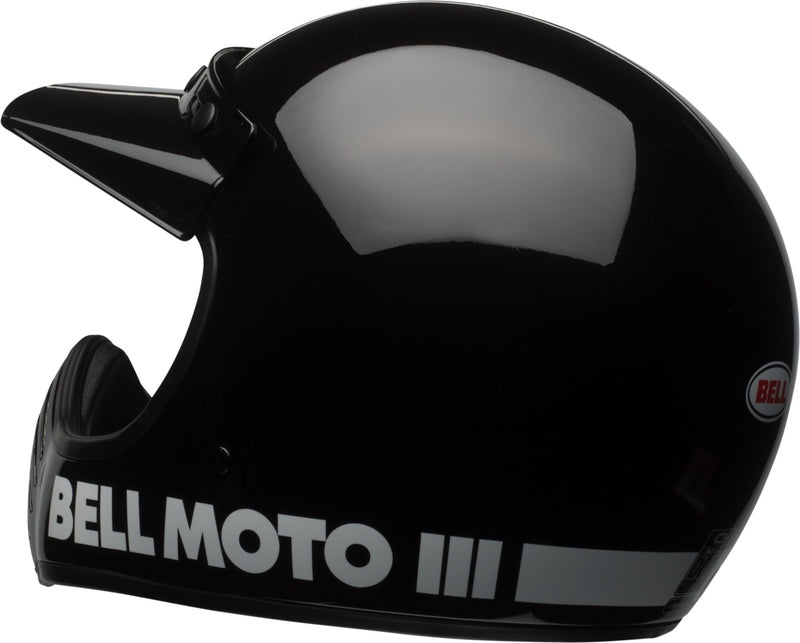 BELL Moto-3 Classic Helmet - Gloss Black - Extra