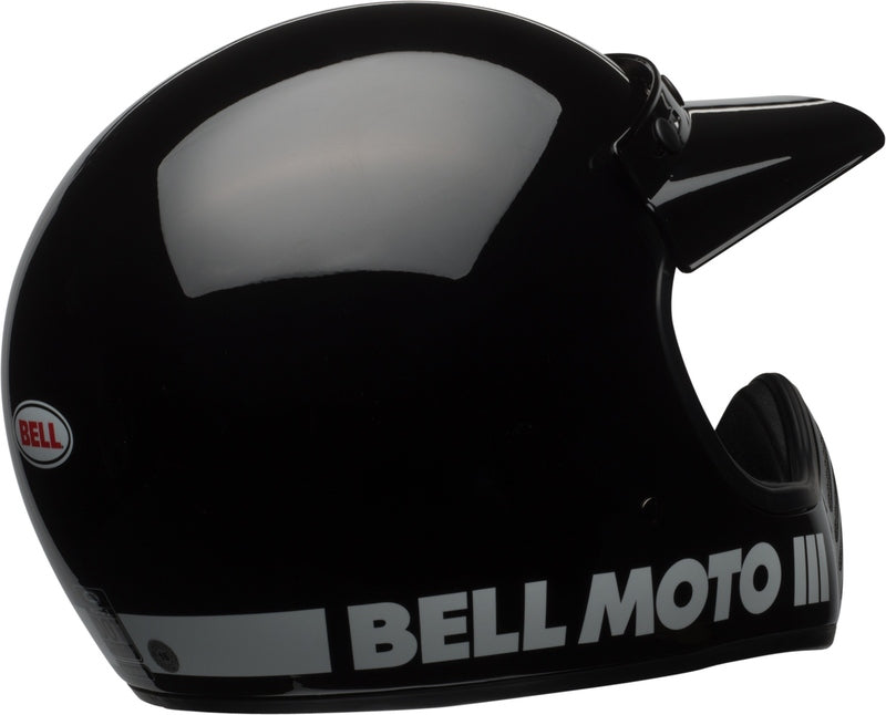 BELL Moto-3 Classic Helmet - Gloss Black - Extra