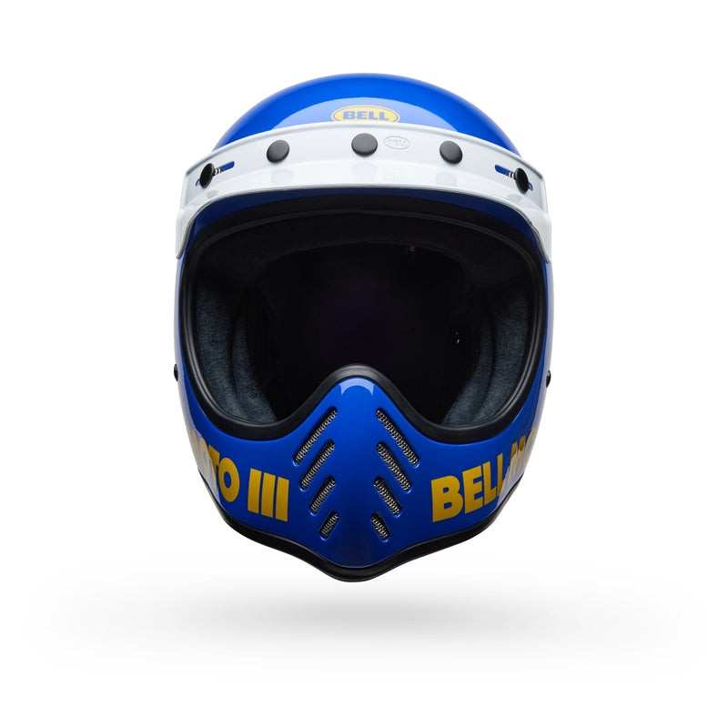 BELL Moto-3 Helmet - Classic Gloss Blue - Extra