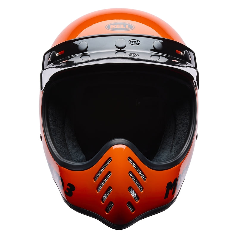 BELL Moto-3 Helmet - Classic Gloss Orange - Extra