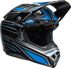 BELL Moto-10 Spherical Helmet - Webb Marmont Gloss North Carolina Blue - Extra