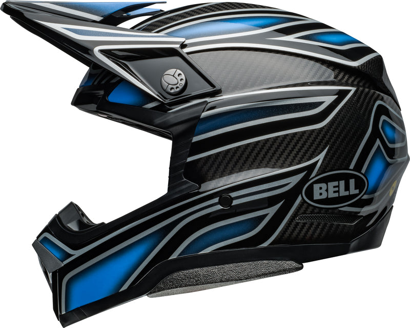 BELL Moto-10 Spherical Helmet - Webb Marmont Gloss North Carolina Blue - Extra