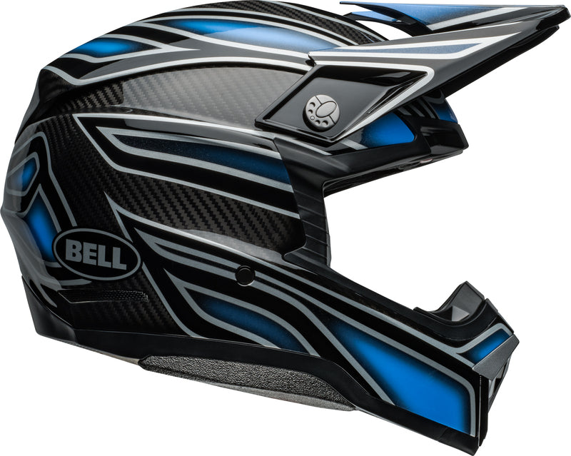 BELL Moto-10 Spherical Helmet - Webb Marmont Gloss North Carolina Blue - Extra