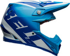 BELL Moto-9S Flex Helmet - Rail Gloss Blue/White - Extra