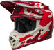BELL Moto-9S Flex Helmet - Ferrandis Méchant Gloss Red/Silver - Extra