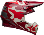 BELL Moto-9S Flex Helmet - Ferrandis Méchant Gloss Red/Silver - Extra