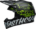 BELL Moto-9S Flex Helmet - Fasthouse MC Core Matte Black/Yellow - Extra