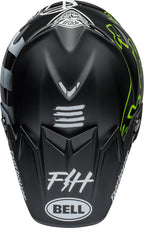 BELL Moto-9S Flex Helmet - Fasthouse MC Core Matte Black/Yellow - Extra