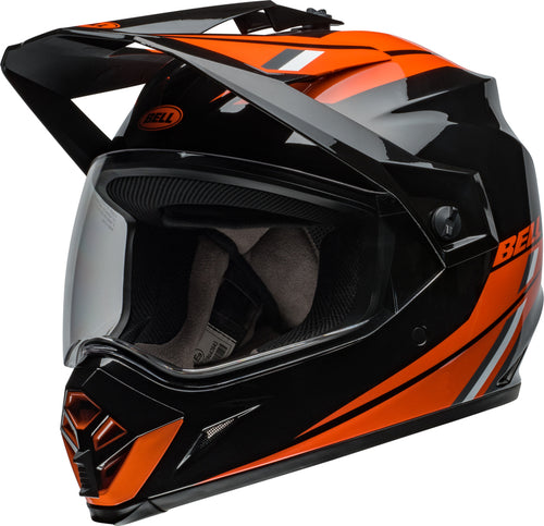 BELL MX-9 Adventure MIPS Helmet - Alpine Gloss Black/Orange - Extra
