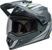 BELL MX-9 Adventure MIPS Helmet - Alpine Gloss Charcoal/Silver - Extra