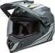 BELL MX-9 Adventure MIPS Helmet - Alpine Gloss Charcoal/Silver - Extra