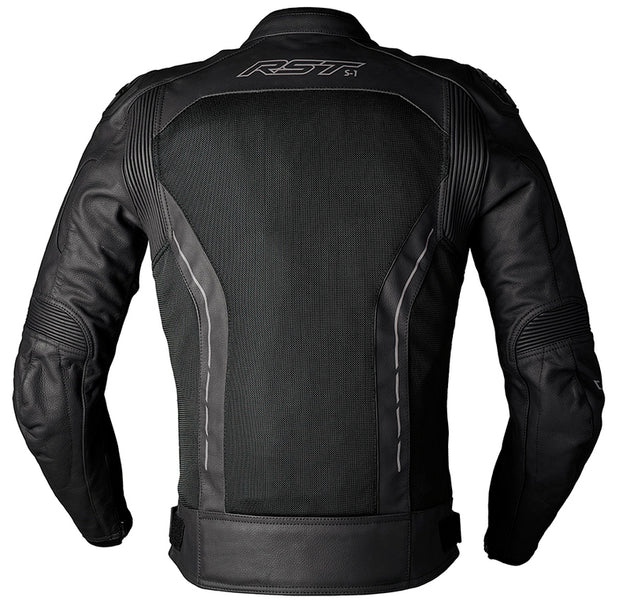RST S-1 Mesh Leather Jacket Men - Black - Extra