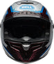 BELL Race Star DLX Flex Helmet - Xenon Gloss Red/Silver - Extra