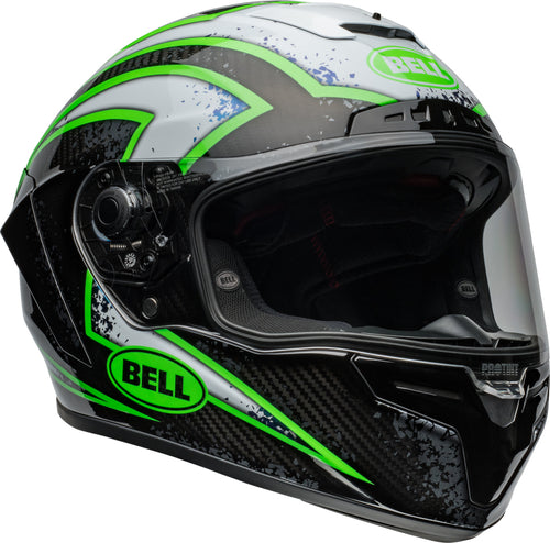 BELL Race Star DLX Flex Helmet - Xenon Gloss Black/Kryptonite - Extra