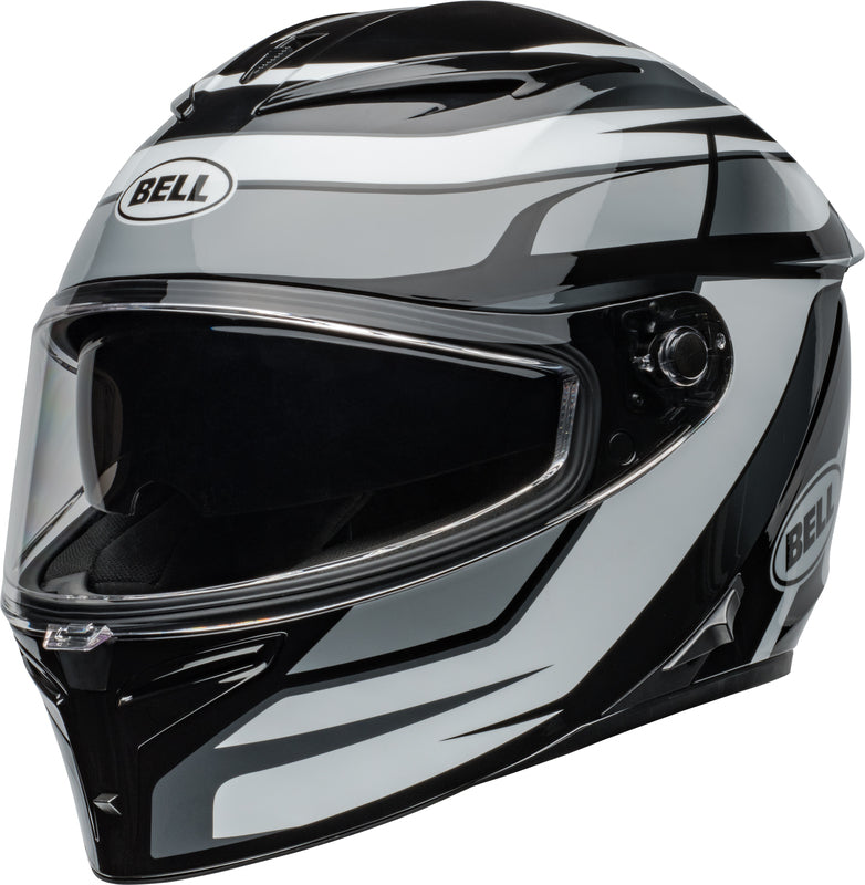 BELL Lithium Mips Helmet - Podium Gloss Black/White - Extra