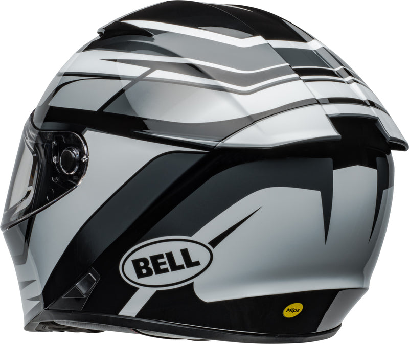 BELL Lithium Mips Helmet - Podium Gloss Black/White - Extra