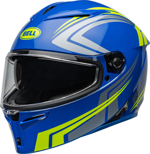 BELL Lithium Helmet - Jetstream Gloss Blue/Retina - Extra