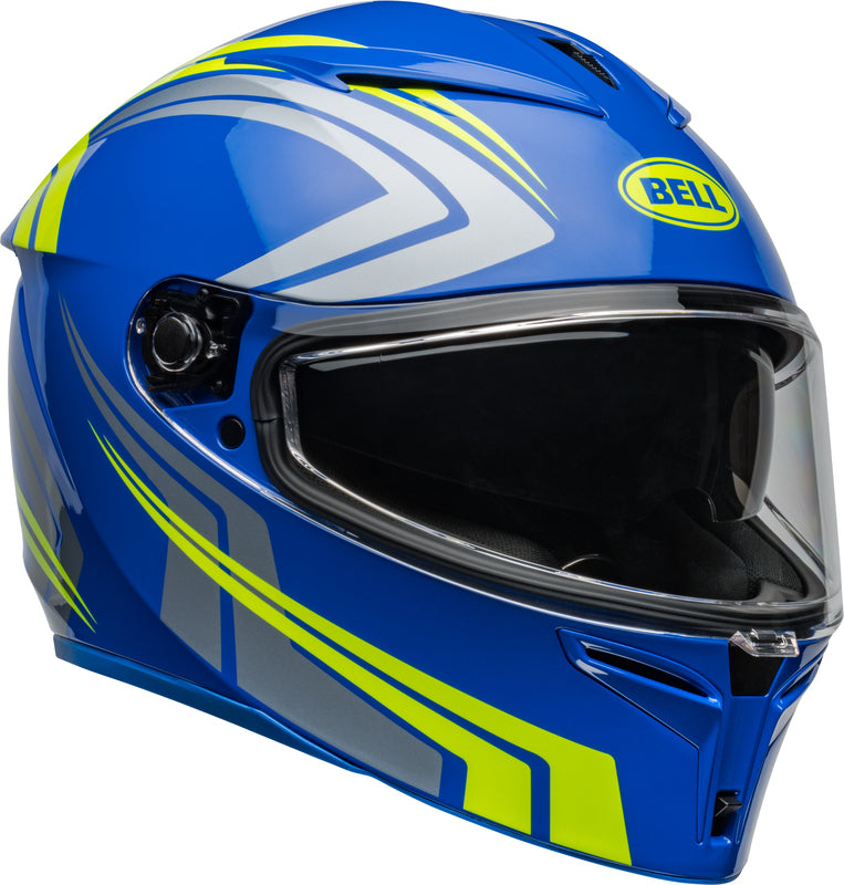 BELL Lithium Helmet - Jetstream Gloss Blue/Retina - Extra