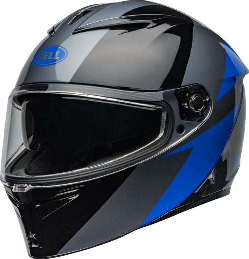 BELL Lithium Helmet - Shear Gloss Gray/Blue - Extra