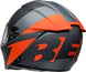 BELL Lithium Helmet - Shear Matte Gray/Orange - Extra