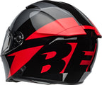 BELL Lithium Helmet - Shear Gloss Metallic Gray/Red - Extra