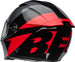 BELL Lithium Helmet - Shear Gloss Metallic Gray/Red - Extra