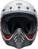 BELL Moto-3 Helmet - RSD Saddleback Satin/Gloss White/Black - Extra