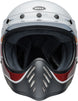 BELL Moto-3 Helmet - RSD Saddleback Satin/Gloss White/Black - Extra