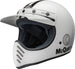 BELL Moto-3 Helmet - Steve McQueen Gloss White/Black - Extra