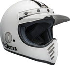 BELL Moto-3 Helmet - Steve McQueen Gloss White/Black - Extra